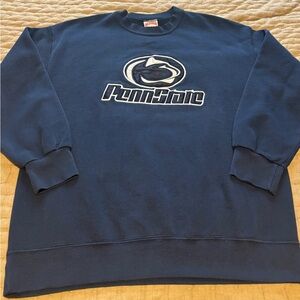 Vintage Nutmeg Mills Penn State University Embroidered Crewneck Sweatshirt XL
